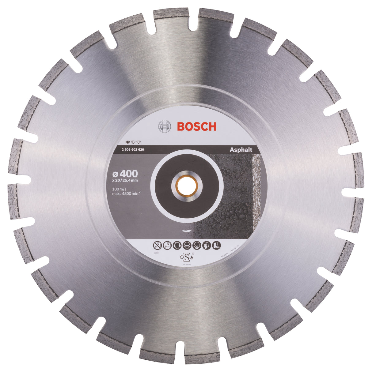 Bosch Professional Asphalt Diamond Cutting Disc - 400 x 20/25, 40 x 3.6 x 10mm Standard