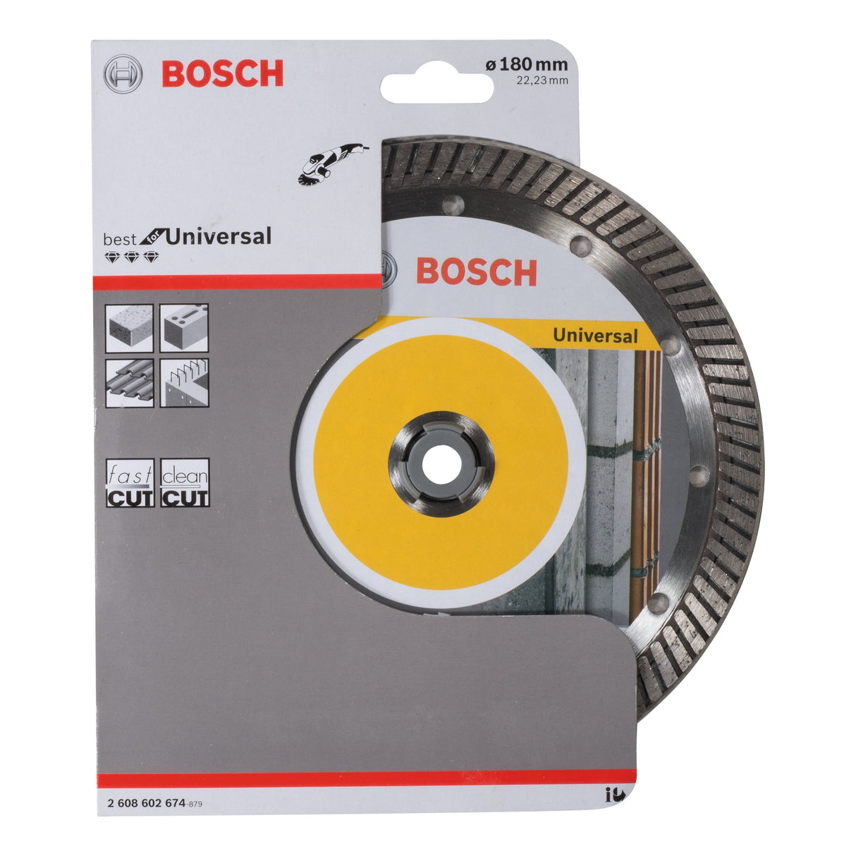 Bosch Professional 180mm Disc - Best/Universal Turbo