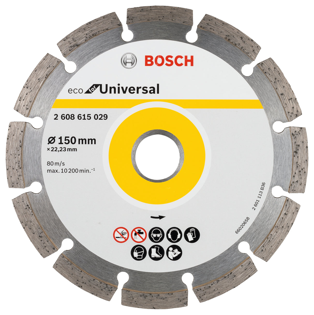 Bosch Professional Diamond Cutting Disc ECO - Universal, 150x22.23x2.1x7