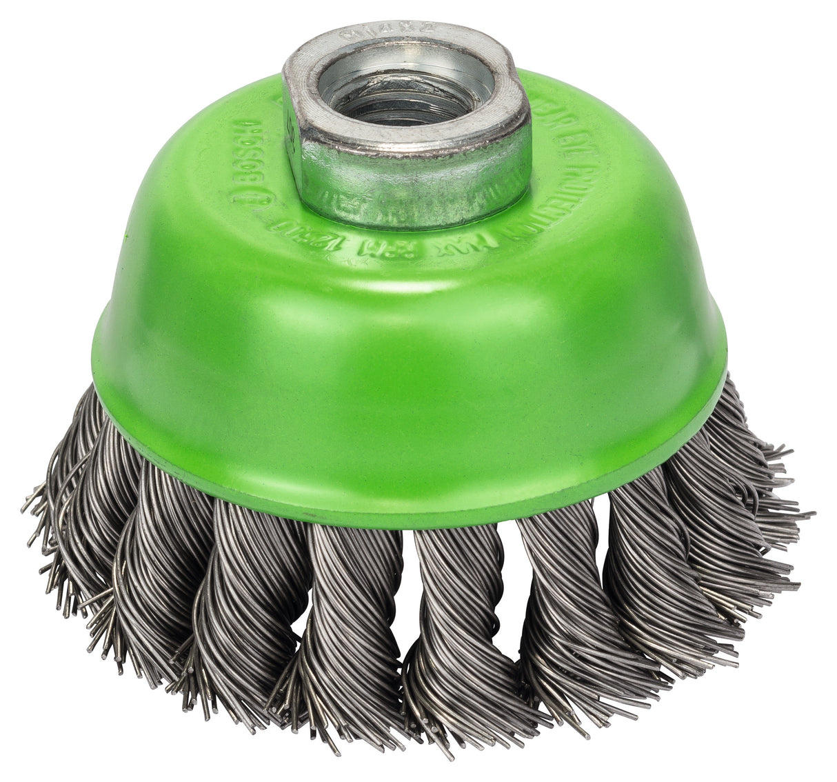 Bosch Professional Cup Brush - 75mm, Knotted Wire, 0.5mm INOX, M14