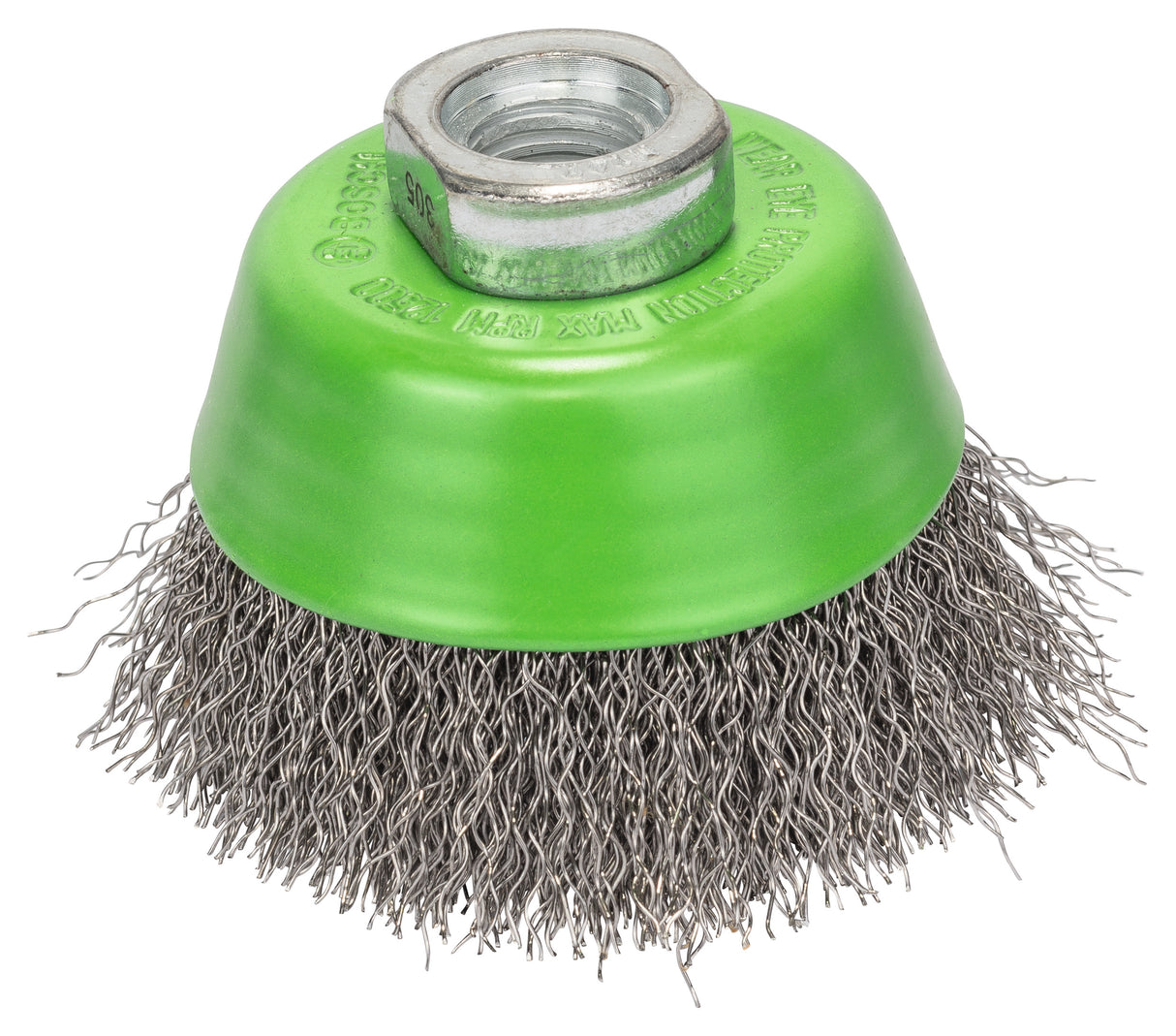 Bosch Professional M14 Cup Brush - 65mm, Crimped Wire, 0.3mm INOX