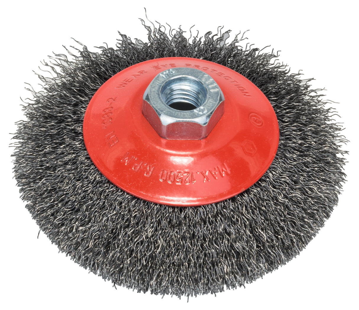 Bosch Professional 115mm M14 Conical Crimped Wire Brush with 0.35mm Steel