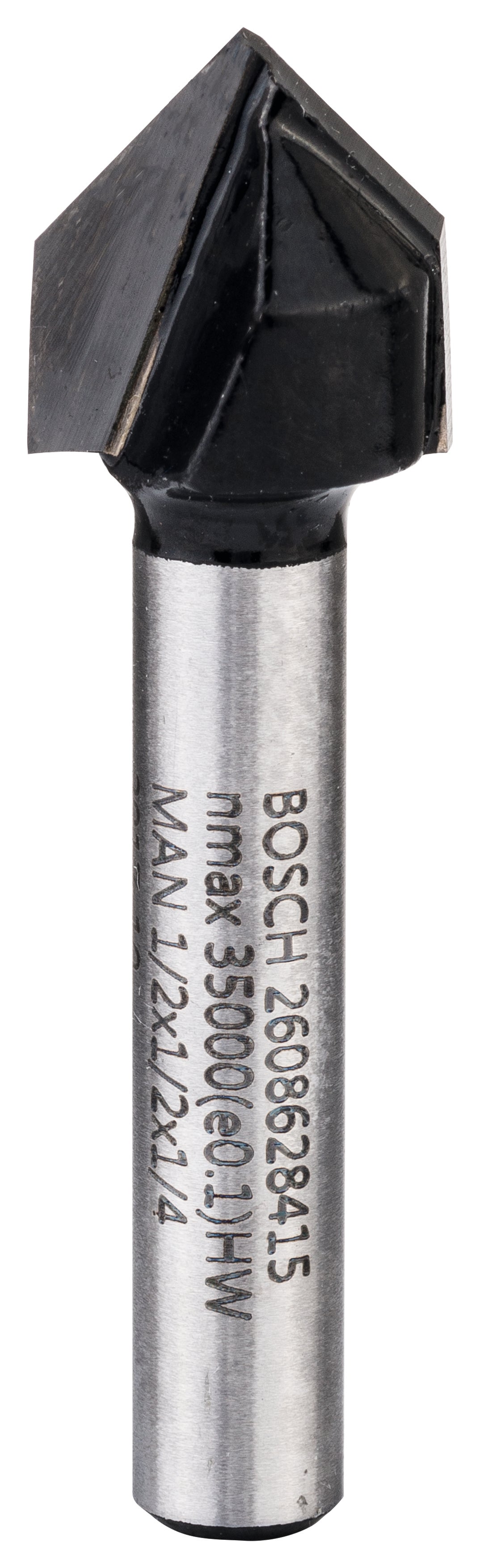 Bosch Professional Straight Bit 1/4, D1 12.7mm, L 12.7mm, G 45mm, 90°