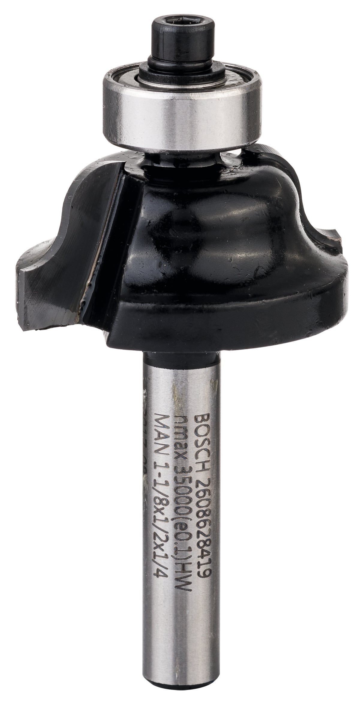 Bosch Professional Edge Forming Bit - 1/4" Shank, R1 4mm, D1 29mm, B 15.9mm, L 12.4mm, G 54mm