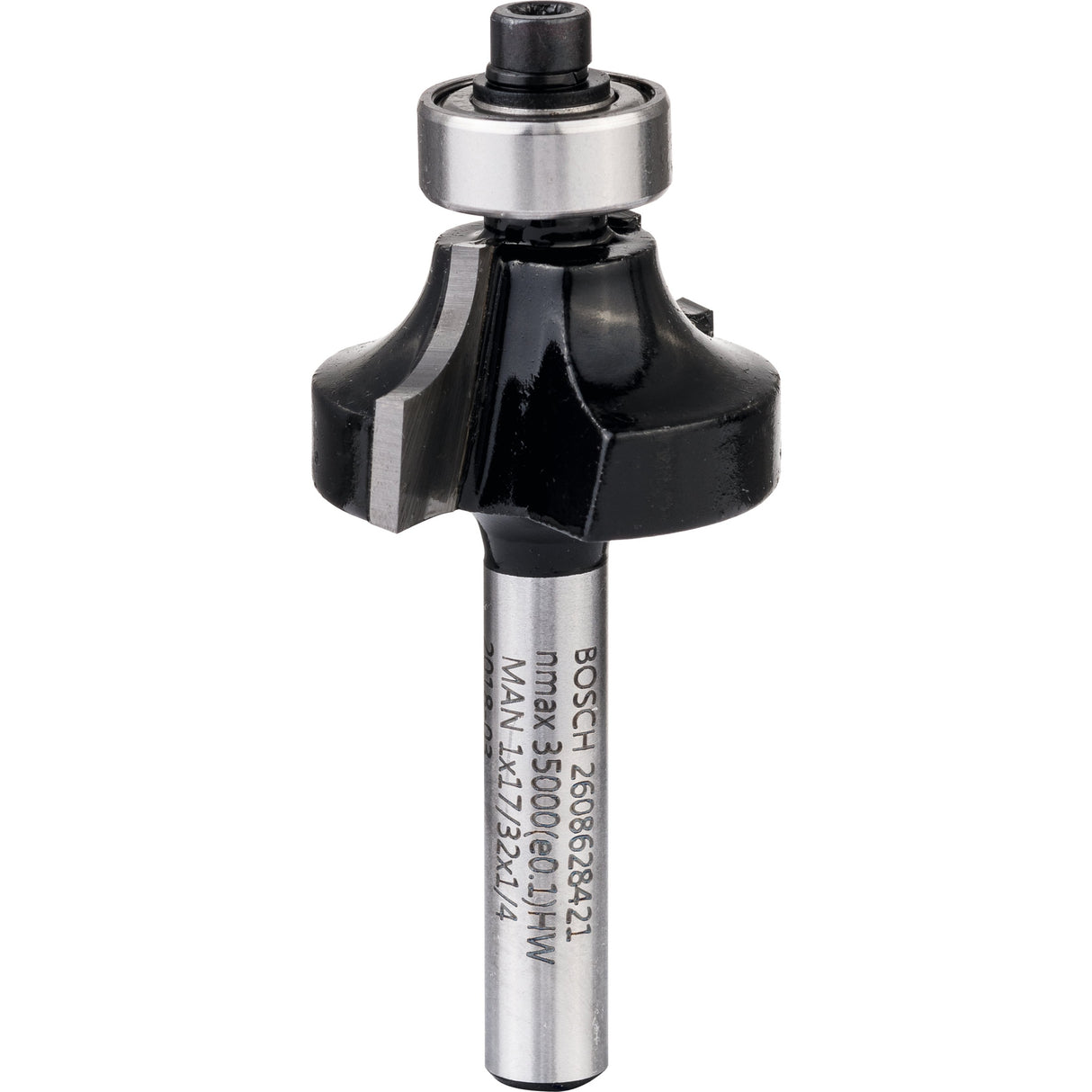 Bosch Professional Beading Bit - 1/4" Shank, R6.3mm, 13.5mm Diameter, D6.3mm