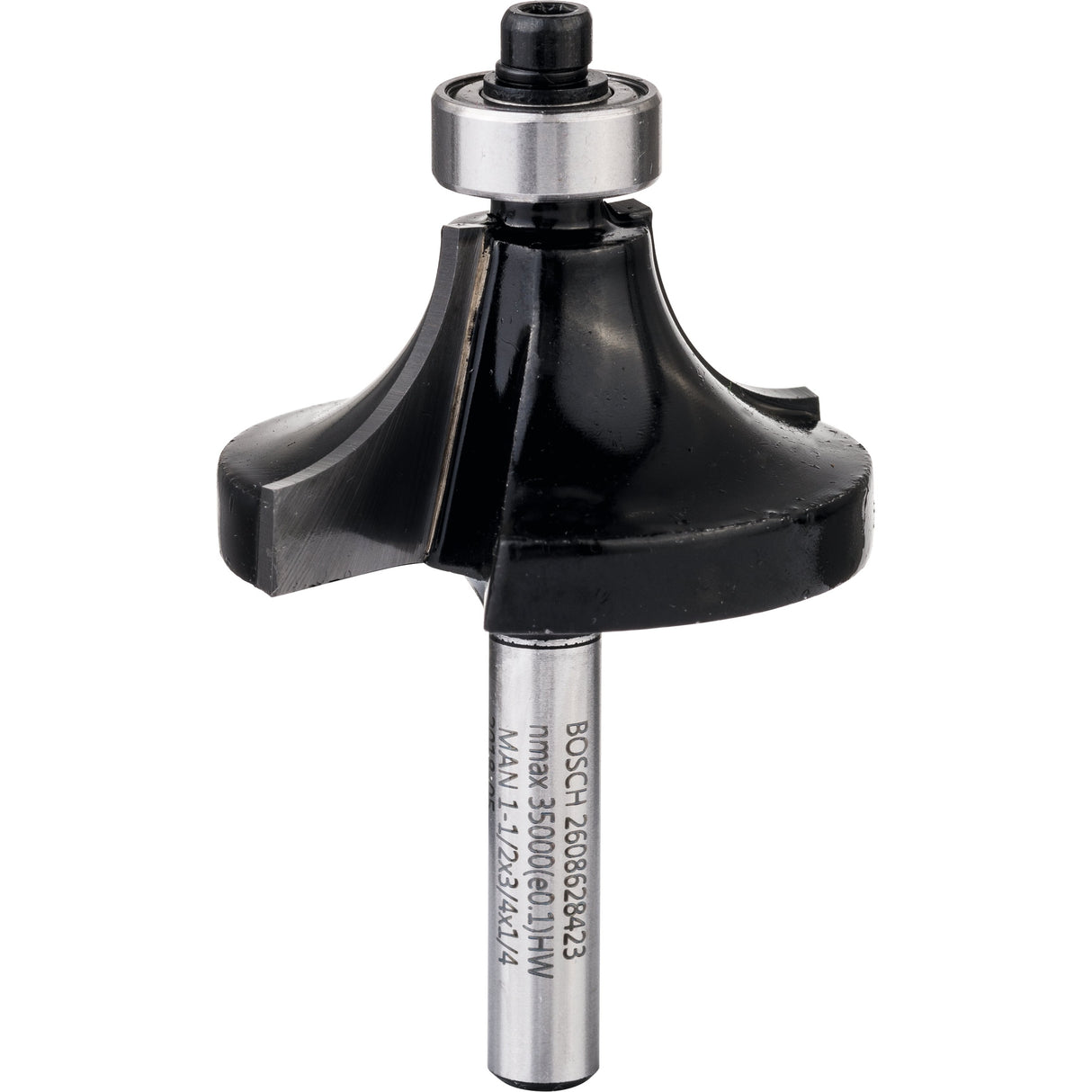 Bosch Professional Beading Bit - 1/4" Shank, R12.7mm, 19.0mm Diameter, 12.7mm Cutting Depth