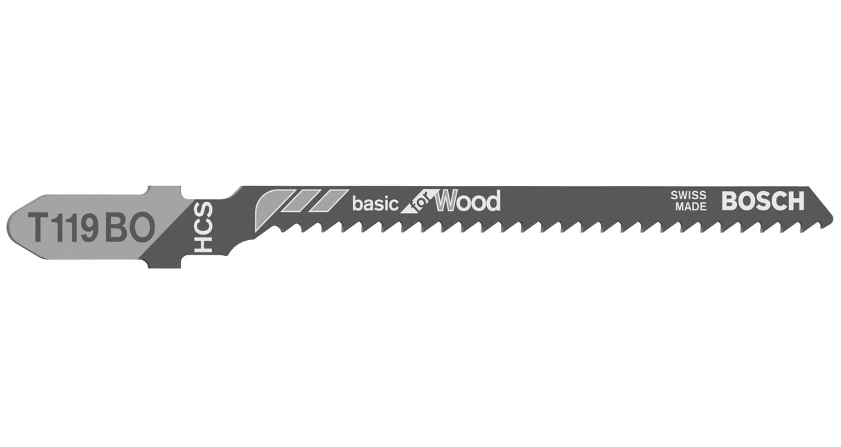 Bosch Professional Jigsaw Blade T 119 BO Basic for Wood