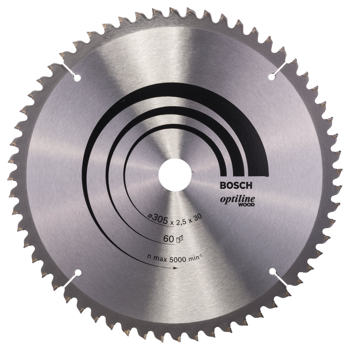 Bosch Professional Optiline Wood Circular Saw Blade - 305mm x 30mm x 2.5mm, 60 Teeth