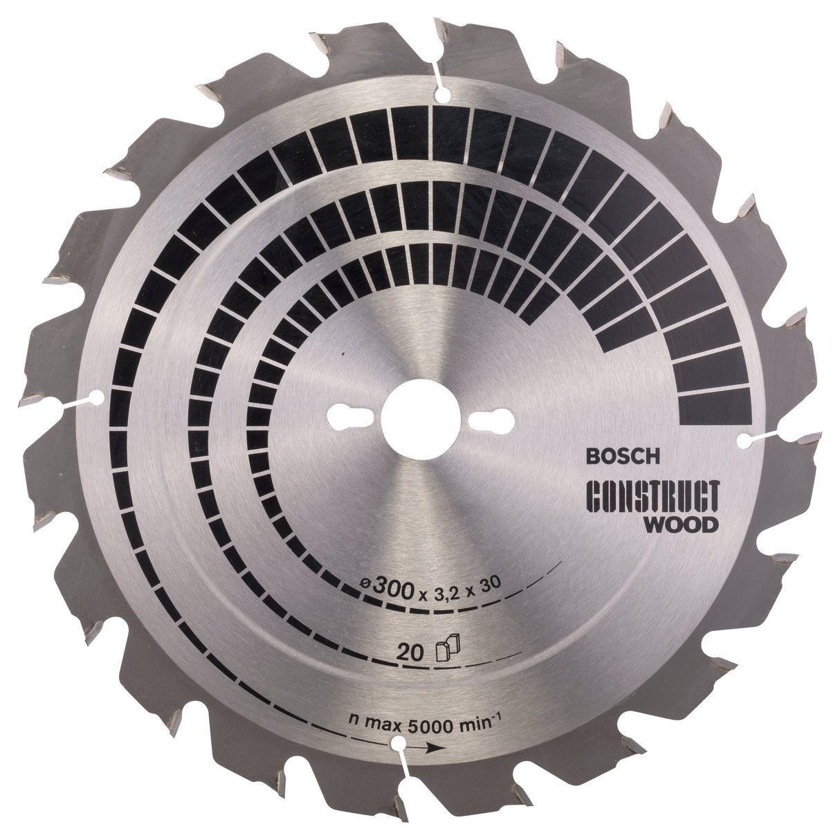 Bosch Professional Construct Wood Circular Saw Blade - 300 x 30 x 3.2mm (20)