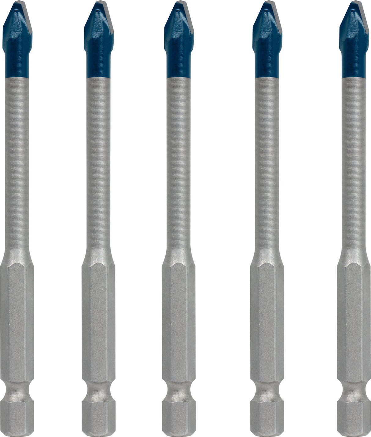 Bosch Professional HardCeramic HEX-9 Roof Tile Drill Bit Set, 6mm, 5-pc