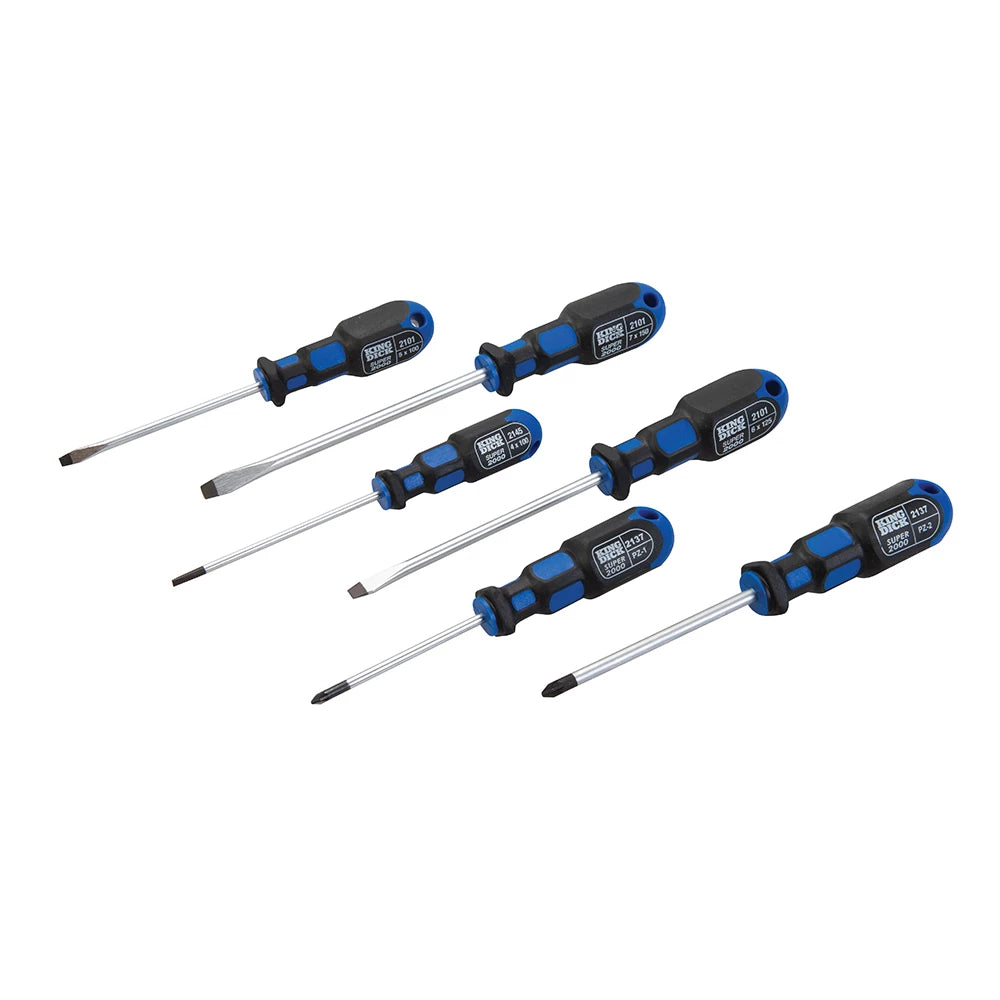 King Dick Screwdriver Set 6pce