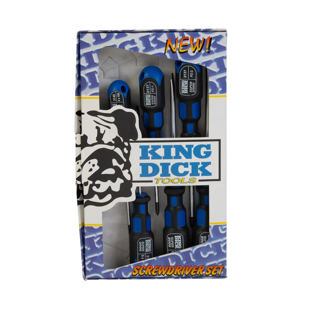 King Dick Screwdriver Set 6pce