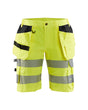 Blaklader Women's Hi-Vis Shorts with Stretch 7186 #colour_hi-vis-yellow