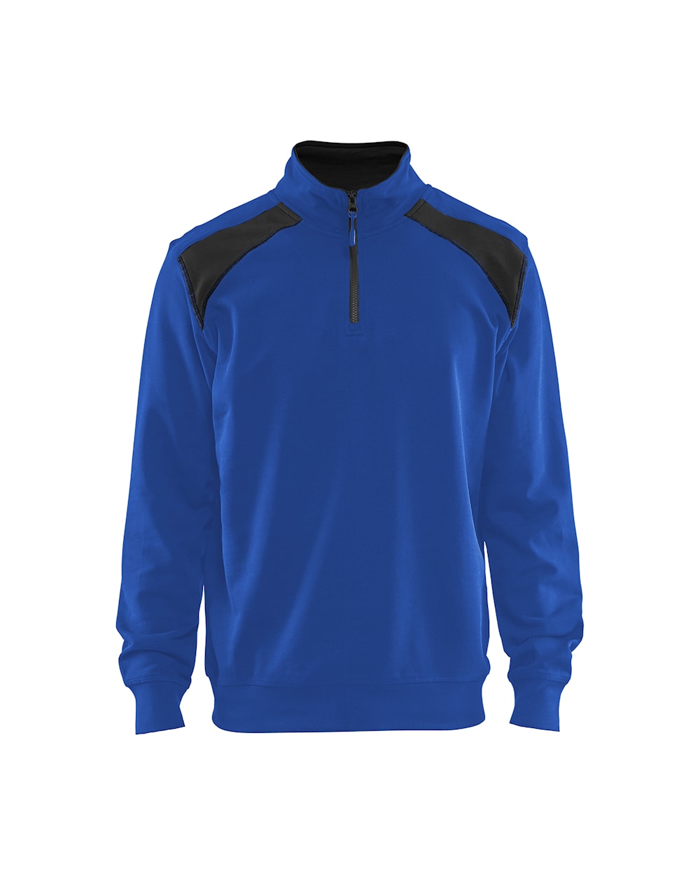 Blaklader Half-Zip 2-Tone Sweatshirt 3353 - Cornflower Blue/Black