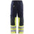 Blaklader Trousers Multinorm Women 7181 #colour_navy-blue-hi-vis-yellow