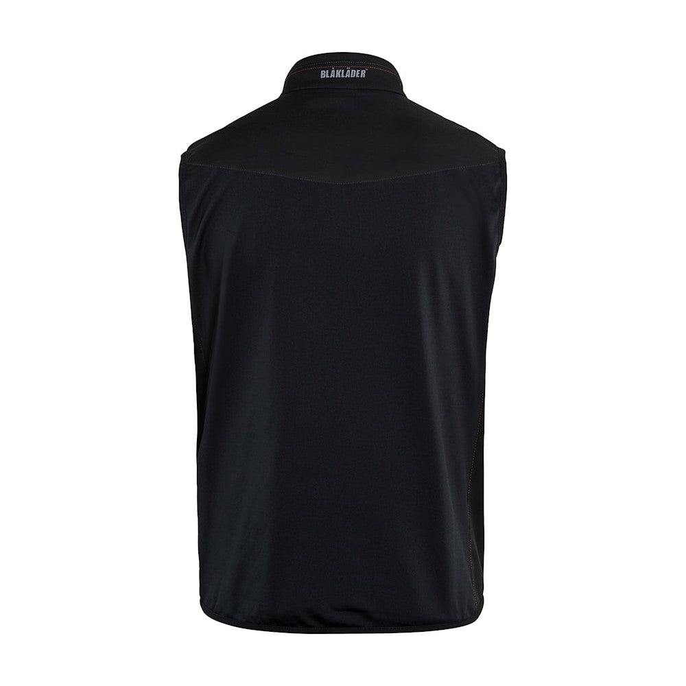 Blaklader Softshell Vest 3850 #colour_black-red