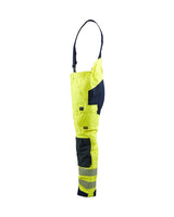 Blaklader Multinorm Winter Bib Overall 1817 #colour_hi-vis-yellow-navy-blue