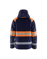 Blaklader Winter Jacket Hi-Vis 4480 #colour_navy-blue-orange