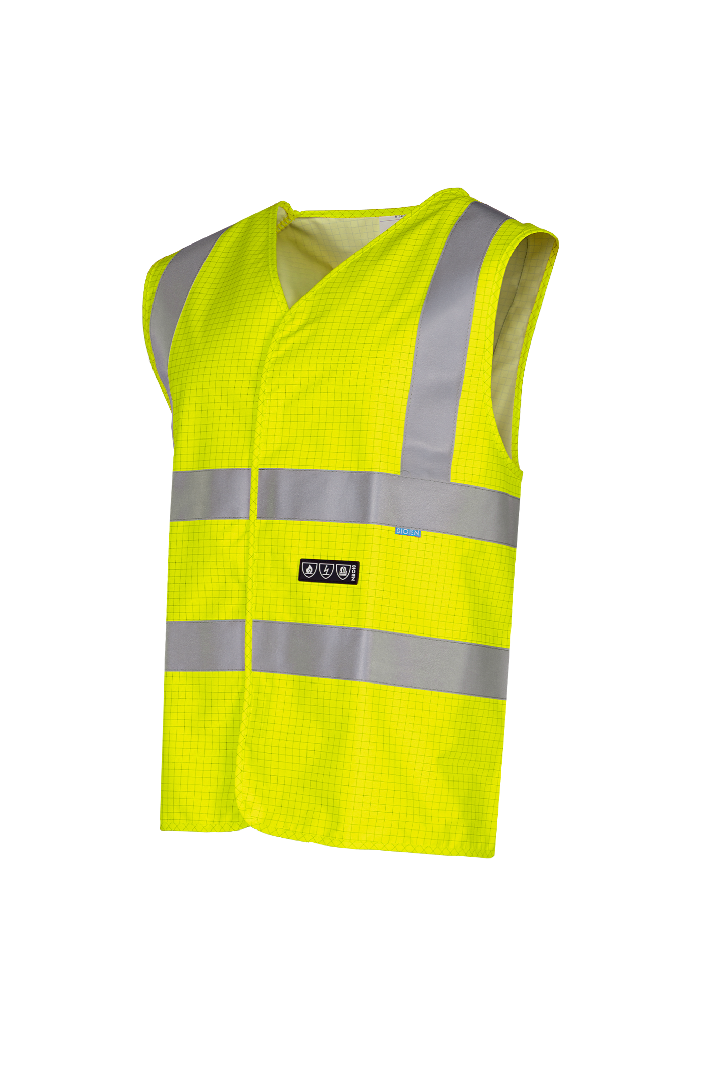 Sioen Hellisan Flame Retardant Anti-Static Hi-Vis Waistcoat