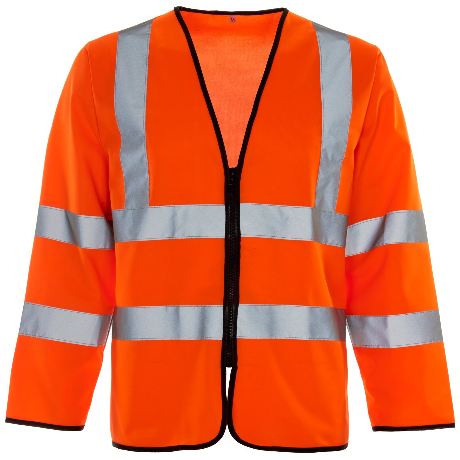 Supertouch Hi Vis Orange Long Sleeved Zip Vest - ID Pocket