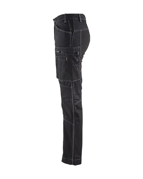 Blaklader Women's Service Trousers Stretch 71591142 #colour_black