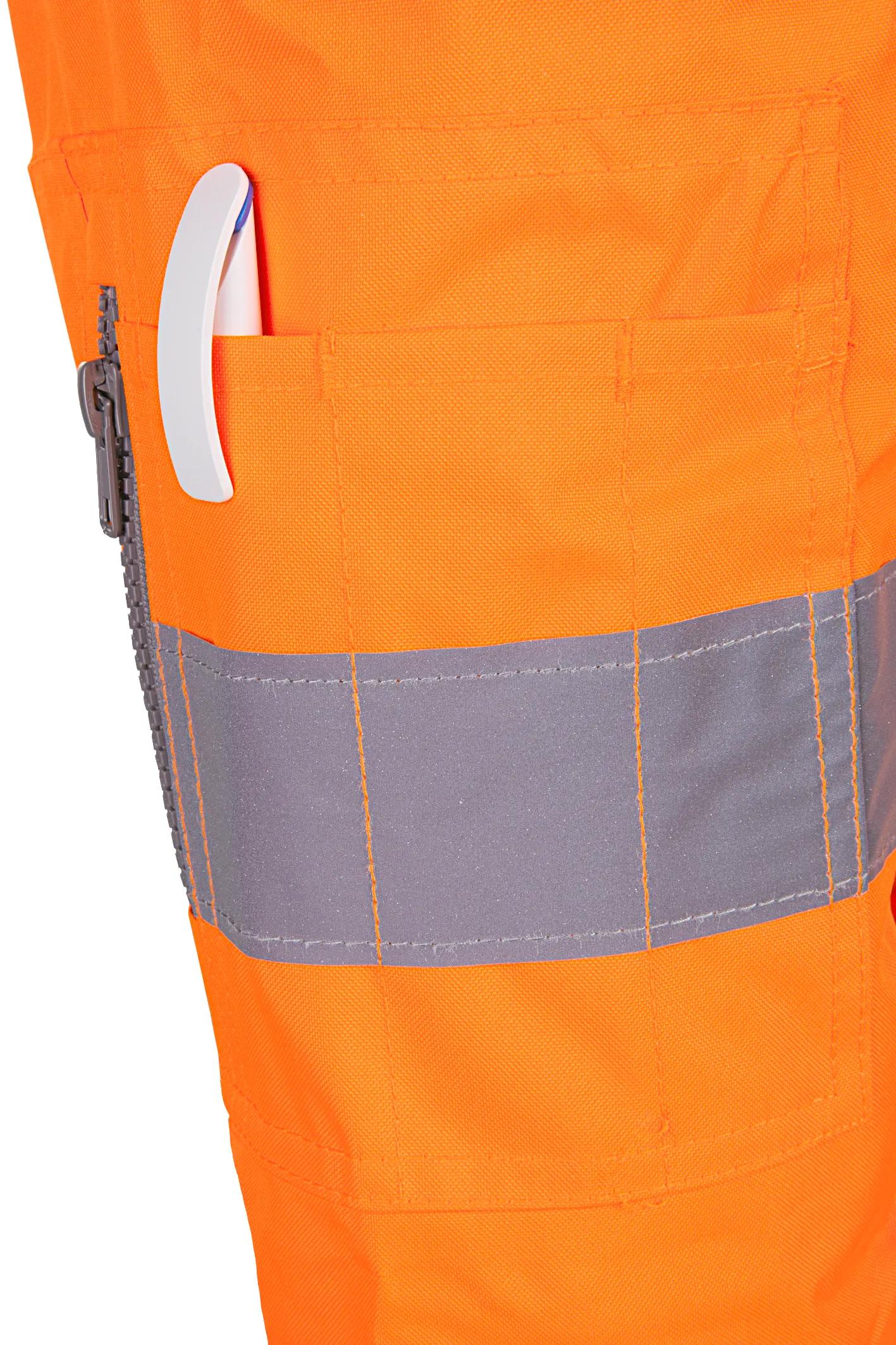 Sioen Campbell Hi-Vis Winter Bomber Jacket With Detachable Sleeves