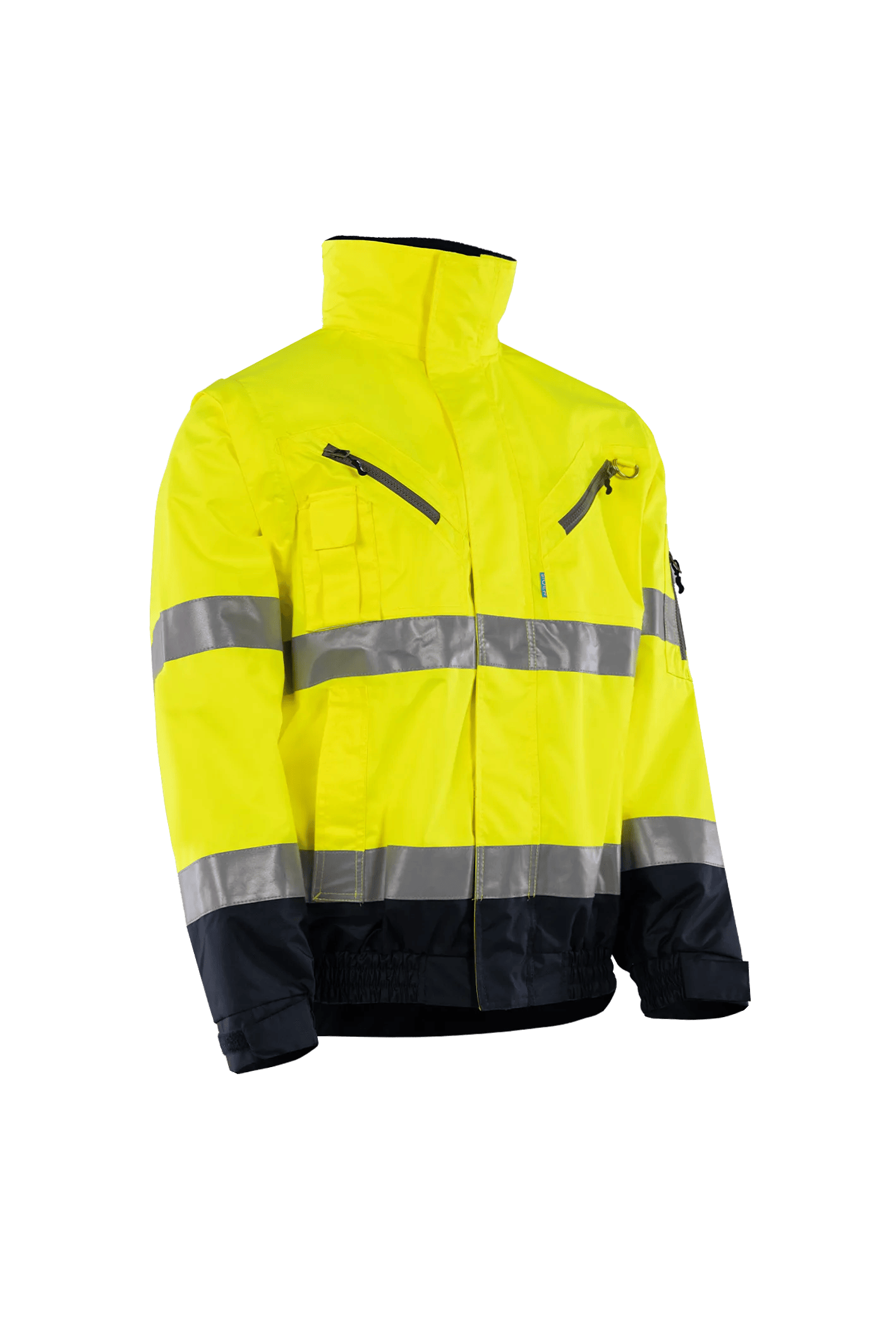 Sioen Campbell Hi-Vis Winter Bomber Jacket With Detachable Sleeves