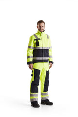 Blaklader Multinorm Winter Jacket 4068 #colour_hi-vis-yellow-navy-blue