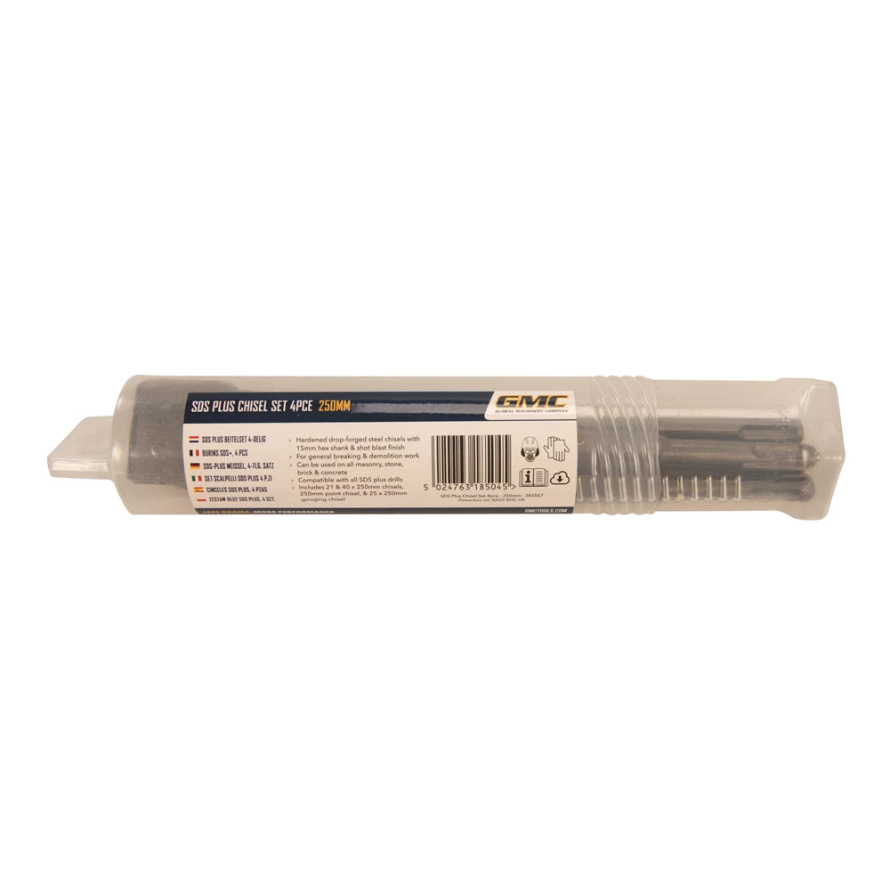 GMC SDS Plus Chisel Set 4pce