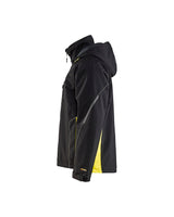 Blaklader Lightweight Lined Functional Jacket 4890 #colour_black-hi-vis-yellow