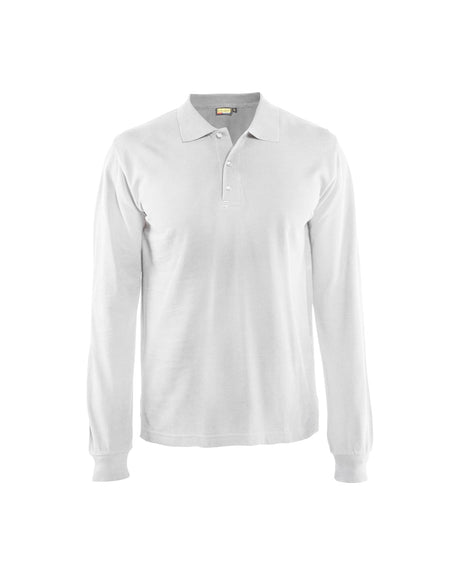 Blaklader Polo Shirt Long Sleeved 3388 #colour_white