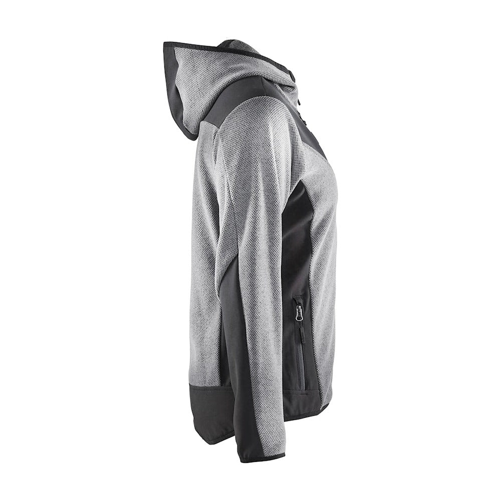 Blaklader Knitted Women's Jacket 5941 #colour_grey-melange-black