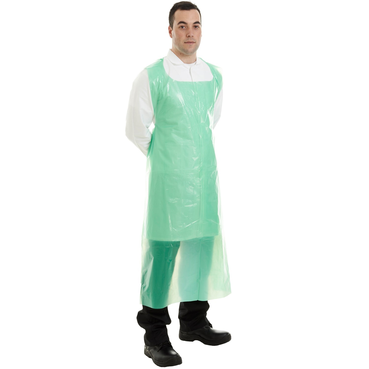Supertouch 50 Micron PE Aprons Flat-Packed