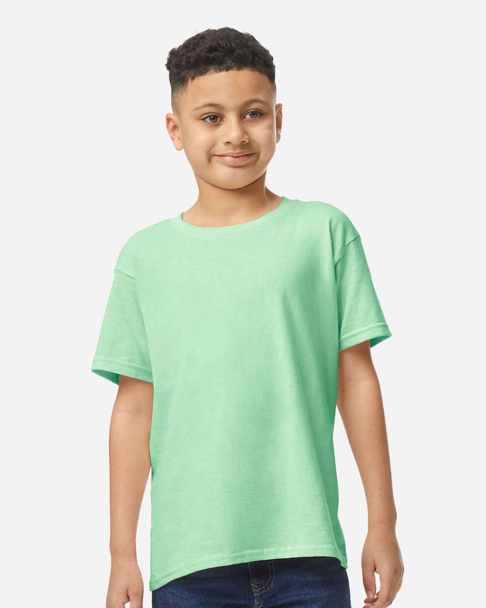 Gildan Heavy Cotton Youth T-Shirt - Mint Green
