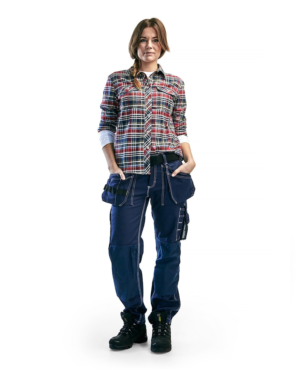 Blaklader Women's Craftsman Trousers 1545 #colour_navy-blue