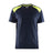 Blaklader T-Shirt 3379 #colour_dark-navy-blue-hi-vis-yellow