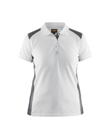 Blaklader Women's Polo Shirt 3390 #colour_white-grey