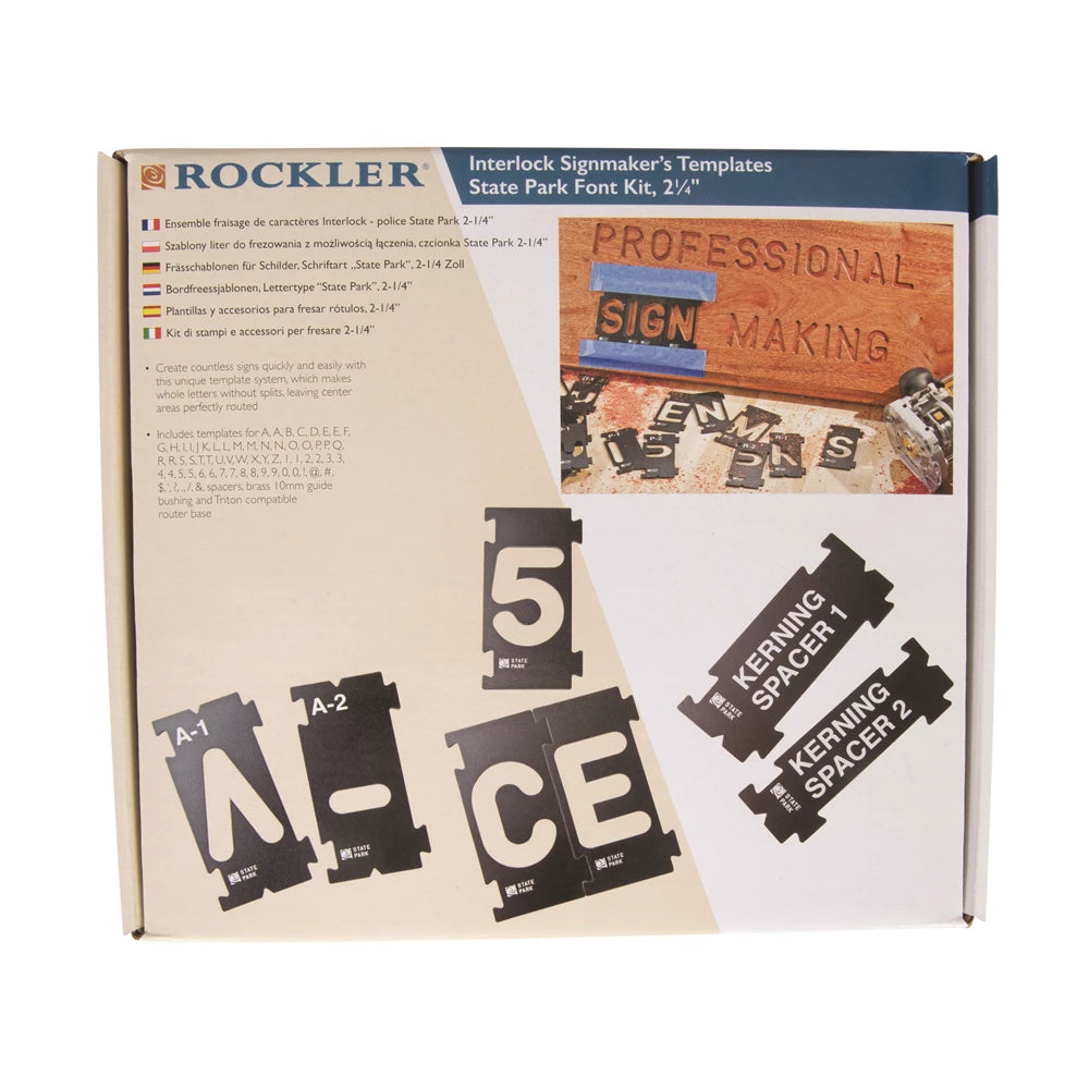 Rockler Interlock Signmakers Kit