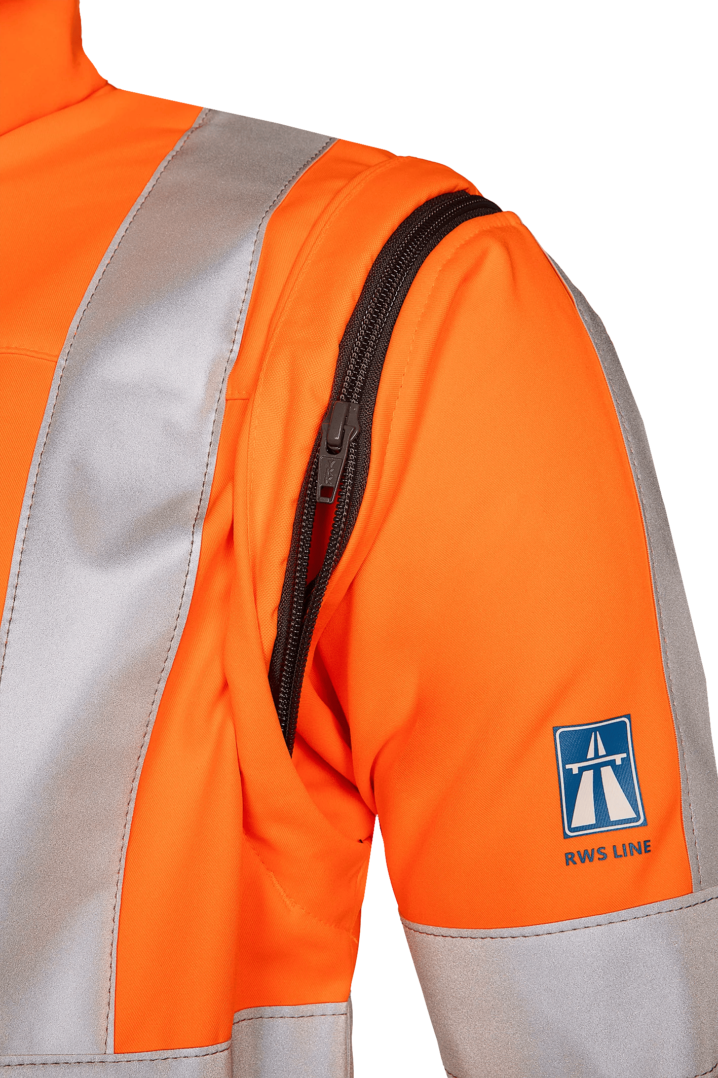 Sioen Alphen Hi-Vis Softshell Jacket With Detachable Sleeves (Rws)