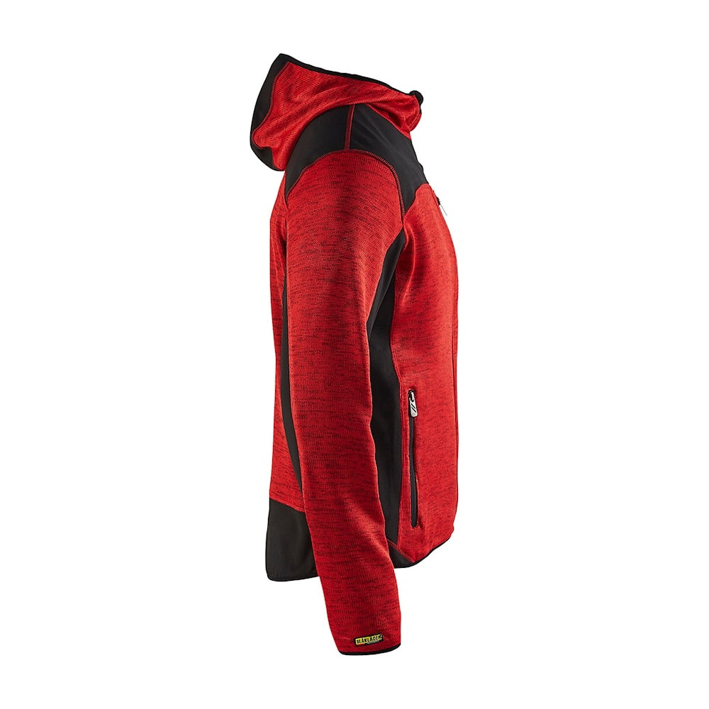 Blaklader Knitted Jacket 4930 #colour_red-black
