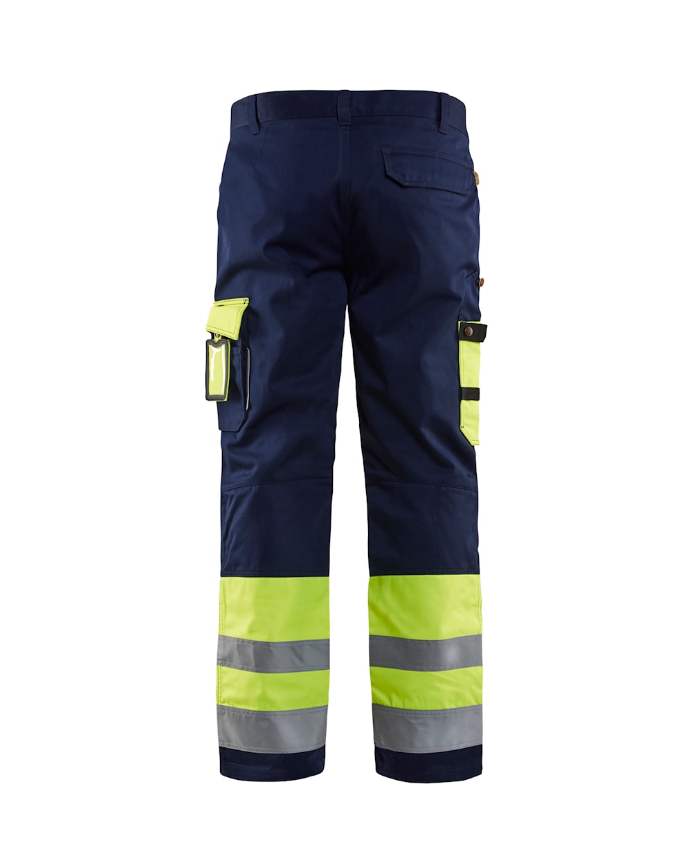 Blaklader Hi-Vis Trousers 1584 - Hi-Vis Yellow/Navy Blue