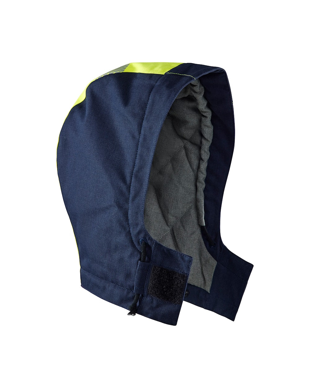 Blaklader Multinorm Winter Hood 2167 #colour_navy-blue-hi-vis-yellow