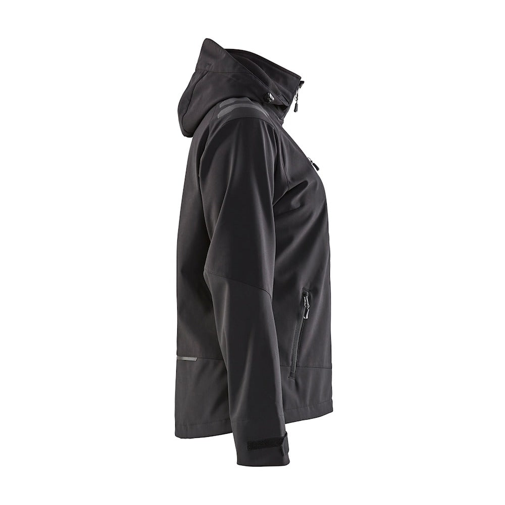 Blaklader Women's Softshell Jacket 4719 #colour_black-red
