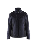 Blaklader Women's Knitted Jacket with Softshell 5943 #colour_dark-navy-black