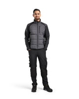 Blaklader Hybrid Jacket 4929 #colour_black-dark-grey