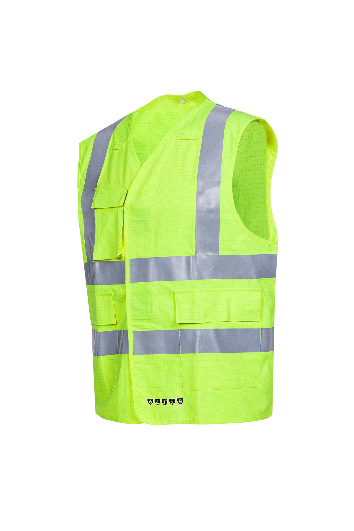 Sioen Corato Flame Retardant Anti-Static Hi-Vis Waistcoat