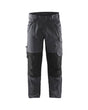 Blaklader Service Trousers with Stretch 1495 #colour_mid-grey-black