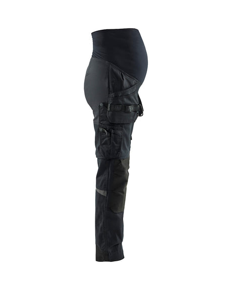 Blaklader Maternity Trousers Crafts Zip-Off 7103 #colour_black