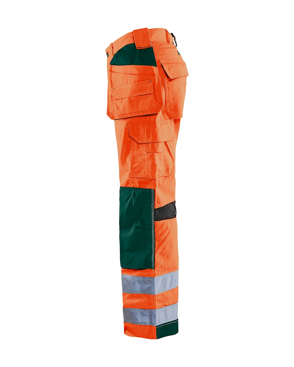 Blaklader Ventilated Hi-Vis Trousers 1565 #colour_orange-green