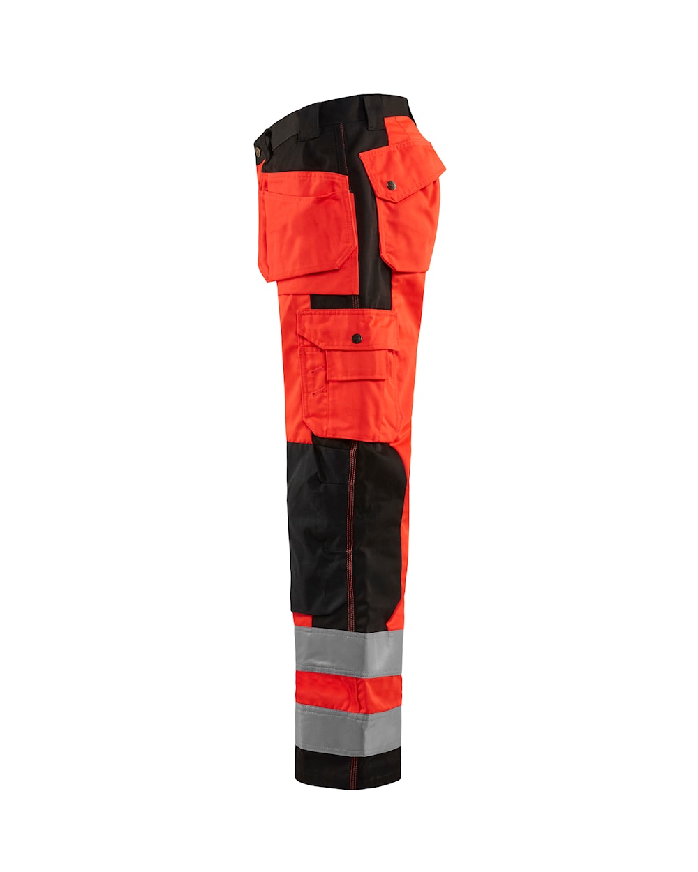 Blaklader Hi-Vis Trousers 1533 - Hi-Vis Red/Black